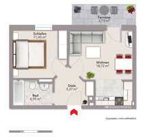 Wohnung zum Kaufen in Bruckberg 180.000,00 € 41.23 m²