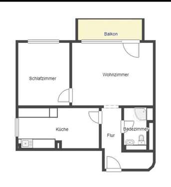 Foto - Wohnung zum Kaufen in Frankfurt am Main 275.000,00 € 62 m²