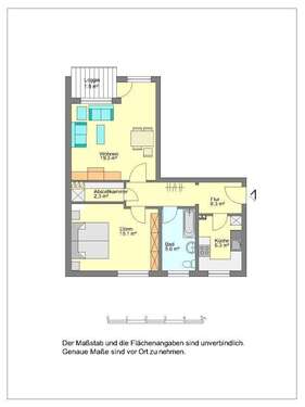 Foto - Wohnung zum Mieten in Herford 549,00 € 59 m²