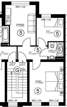 Foto - Wohnung zum Mieten in Essen 830,00 € 50 m²