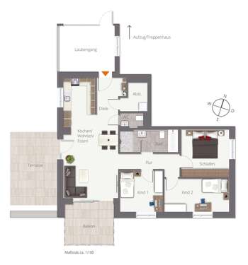 Foto - Wohnung zum Kaufen in Biberach 583.300,00 € 106.34 m²