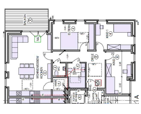 Foto - Wohnung zum Mieten in Heiden 1.390,00 € 105 m²