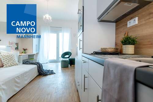 Foto - Wohnung zum Mieten in Mannheim 530,00 € 25 m²