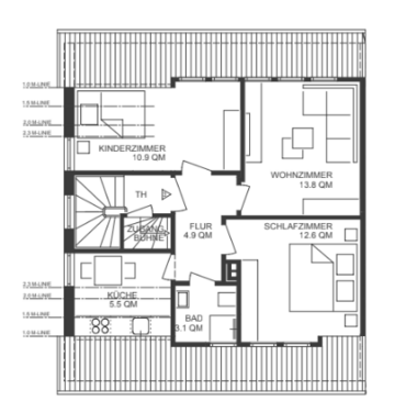 Foto - Wohnung zum Kaufen in Stuttgart 258.000,00 € 57 m²
