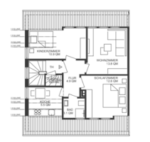 Wohnung zum Kaufen in Stuttgart 258.000,00 € 57 m²