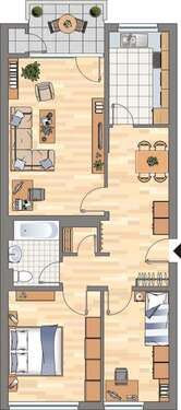 Foto - Wohnung zum Mieten in Bochum 639,00 € 79.09 m²
