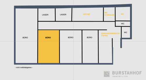 Foto - Büro in Hamburg 850,00 € 30 m² - 850,00 EUR Kaltmiete, ca.  30,00 m²