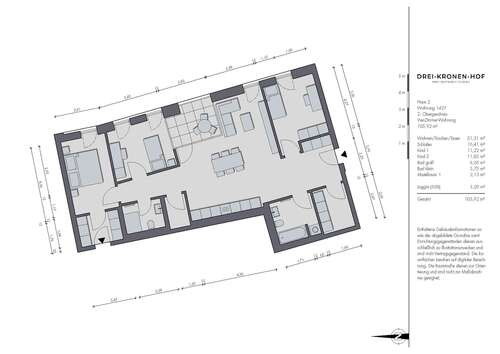 Foto - Wohnung zum Kaufen in Tuttlingen 519.000,00 € 105.92 m²
