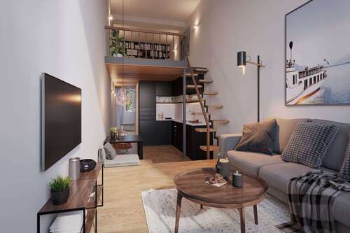Foto - Wohnung zum Mieten in FürstenbergHavel 440,00 € 37.23 m²