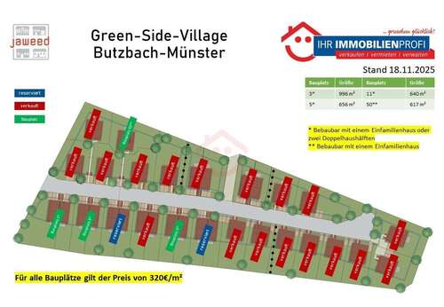 Foto - Grundstück zu verkaufen in Butzbach 197.440,00 € 617 m²
