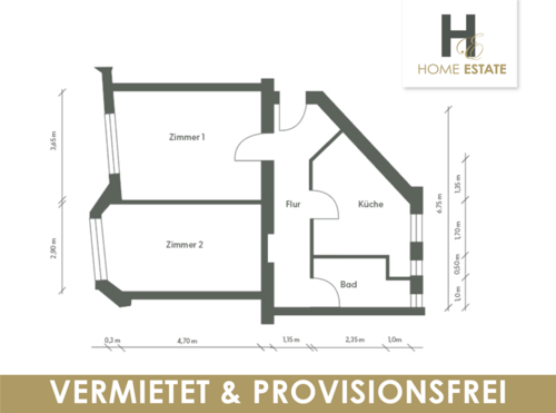Foto - Wohnung zum Kaufen in Berlin 219.000,00 € 53 m²