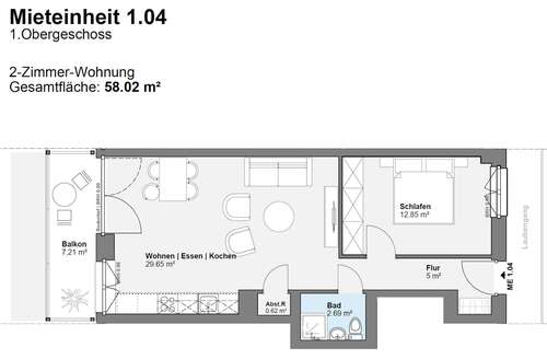 Foto - Wohnen auf Zeit in Offenbach am Main 1.600,00 €