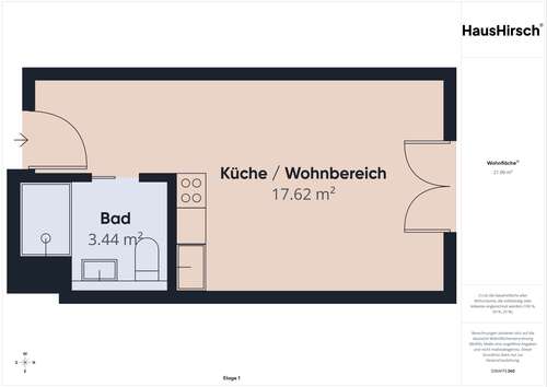 Foto - Wohnung zum Kaufen in München 224.000,00 € 21 m²