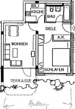 Foto - Wohnung zum Mieten in Chemnitz 340,00 € 56.12 m²