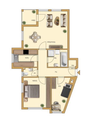 Foto - Wohnung zum Kaufen in Öhringen 209.000,00 € 70 m²