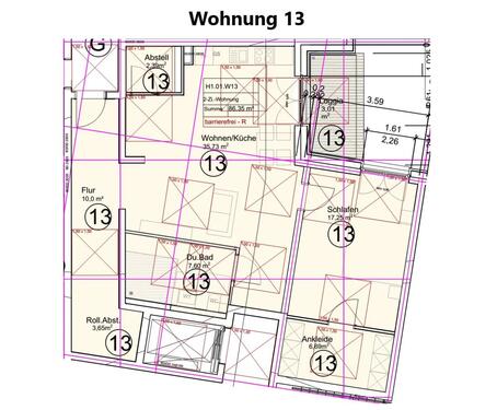 Wohnung 13 - 2 Zimmer Etagenwohnung zum Kaufen in Trier