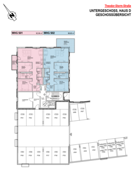 Untergeschoss Haus D - 2 Zimmer Etagenwohnung in Saarbrücken