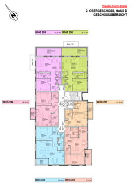 2. Obergeschoss Haus D - 