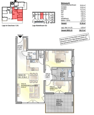 Wohnung 5 - Etagenwohnung mit 97,56 m² in Koblenz zum Kaufen