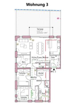 Wohnung Nr. 3 - 4 Zimmer Etagenwohnung zum Kaufen in Trier