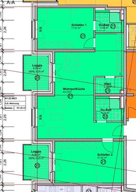 Wohnung Nr. 21 - 