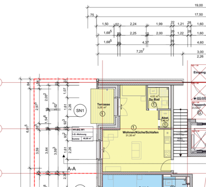 Wohnung Nr. 1 - 1 Zimmer Erdgeschoßwohnung zum Kaufen in Trier