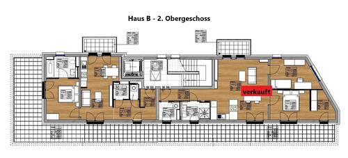 Haus B - 2. Obergeschoss - 2 Zimmer Einfamilienhaus in Trier