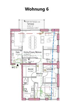 Wohnung Nr. 6 - Helle altersgerechte Wohnung im KFW 40 Energiesparhaus Nähe Porta Nigra – an den Krankenhäusern