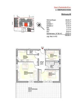 Haus 3_Wohnung 46 - 3 Zimmer Einfamilienhaus in Trier