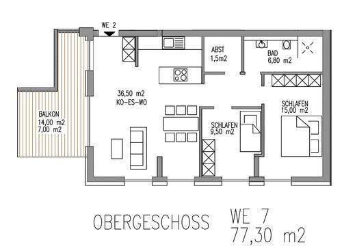 Wohnung 7 - Sanierte Eigentumswohnung Schweich-Stadtmitte - Günstige KFW Darlehen + Zuschuss 24.000 EUR