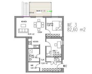 Sanierte Eigentumswohnung Schweich-Stadtmitte - Günstige KFW Darlehen + Zuschuss 24.000 EUR