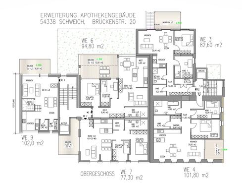 Obergeschoss - 3 Zimmer Etagenwohnung zum Kaufen in Schweich