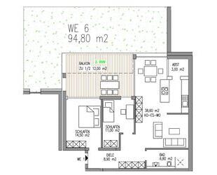 Sanierte Eigentumswohnung Schweich-Stadtmitte - Günstige KFW Darlehen + Zuschuss 24.000 EUR