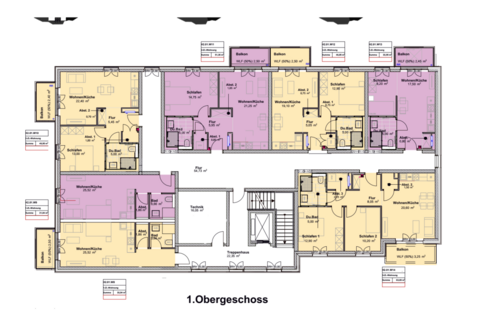 1. Obergeschoss - Mehrfamilienhaus, Wohnhaus mit 1.480,00 m&sup2; in Trier zum Kaufen