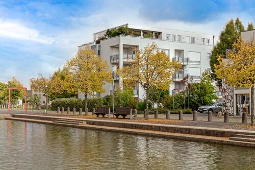 Ansicht RÜckseite 3.0 - Trier-Petrisberg unmittelbar am Wasserband - Helle gut aufgeteilte Wohnung in Top Lage