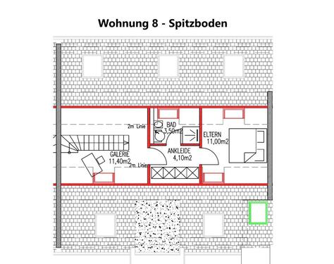 Wohnung 8-Spitzboden 63a - 