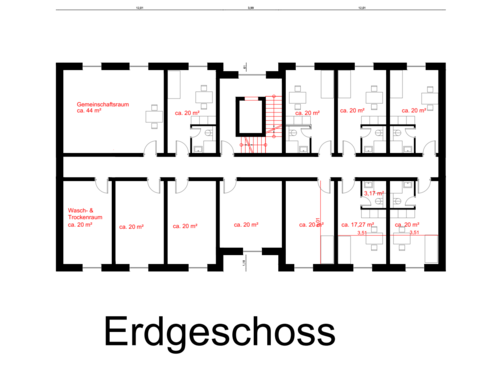 Erdgeschoß - 58 Zimmer Mehrfamilienhaus, Wohnhaus in Trier
