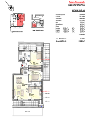 Wohnung 8 - 3 Zimmer Dachgeschoßwohnung zum Kaufen in Palzem