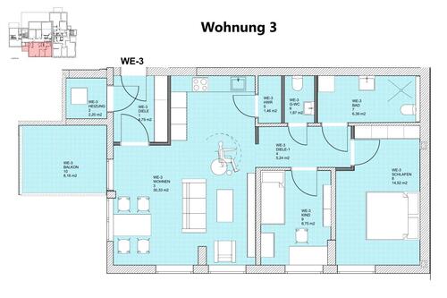 Wohnung 3 - 