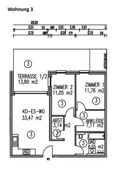 Wohnung 3 - 3 Zimmer Erdgeschoßwohnung zum Kaufen in Schweich