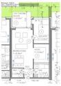 Grundriss - 2 Zimmer Etagenwohnung zur Miete in Trier