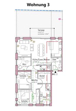 Wohnung Nr. 3 - 4 Zimmer Etagenwohnung zum Kaufen in Trier