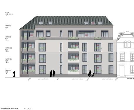 Ansicht A - 3 Zimmer Erdgeschoßwohnung in Trier