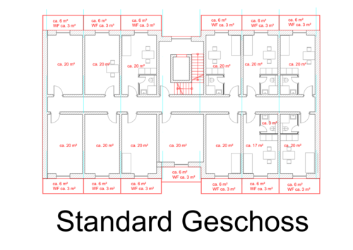 Geschoss. - 1 Zimmer Etagenwohnung zum Kaufen in Trier