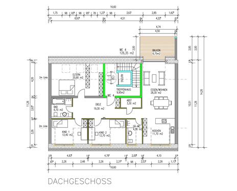 Dachgeschoss - 4 Zimmer Etagenwohnung in Wolsfeld