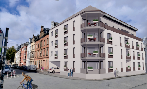 Ansicht - Wohnen Nähe Porta -Tolle helle Dachgeschoßwohnung im Maisonette Stil im Energiesparhaus