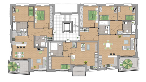 Obergeschoß - 3 Zimmer Etagenwohnung in Trier