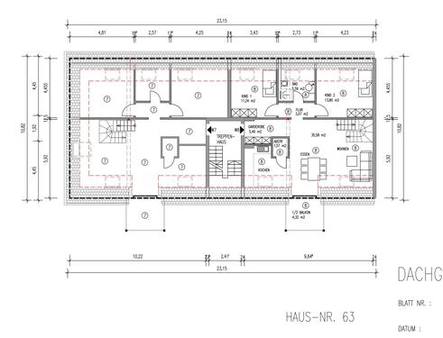 WE8 Dachgeschoss 63 - 4 Zimmer Maisonettenwohnung zum Kaufen in Trier
