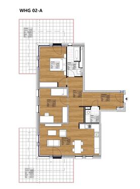 Wohnung 2-A - 3 Zimmer Erdgeschoßwohnung zum Kaufen in Trier