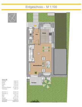 Erdgeschoss - 4 Zimmer Maisonettenwohnung in Trier